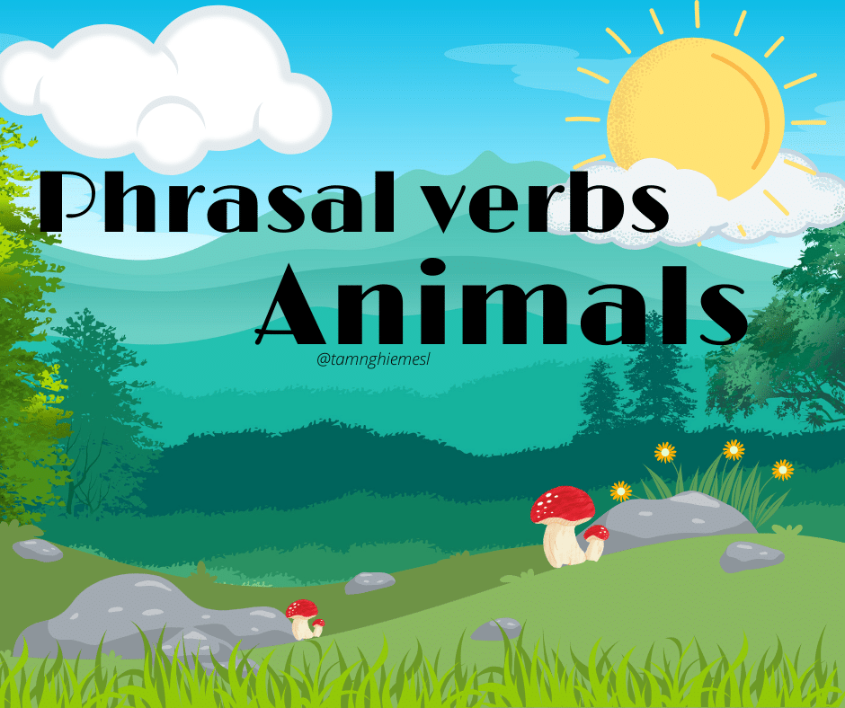 Liệt kê các phrasal versb chủ đề Animals trong tiếng Anh 