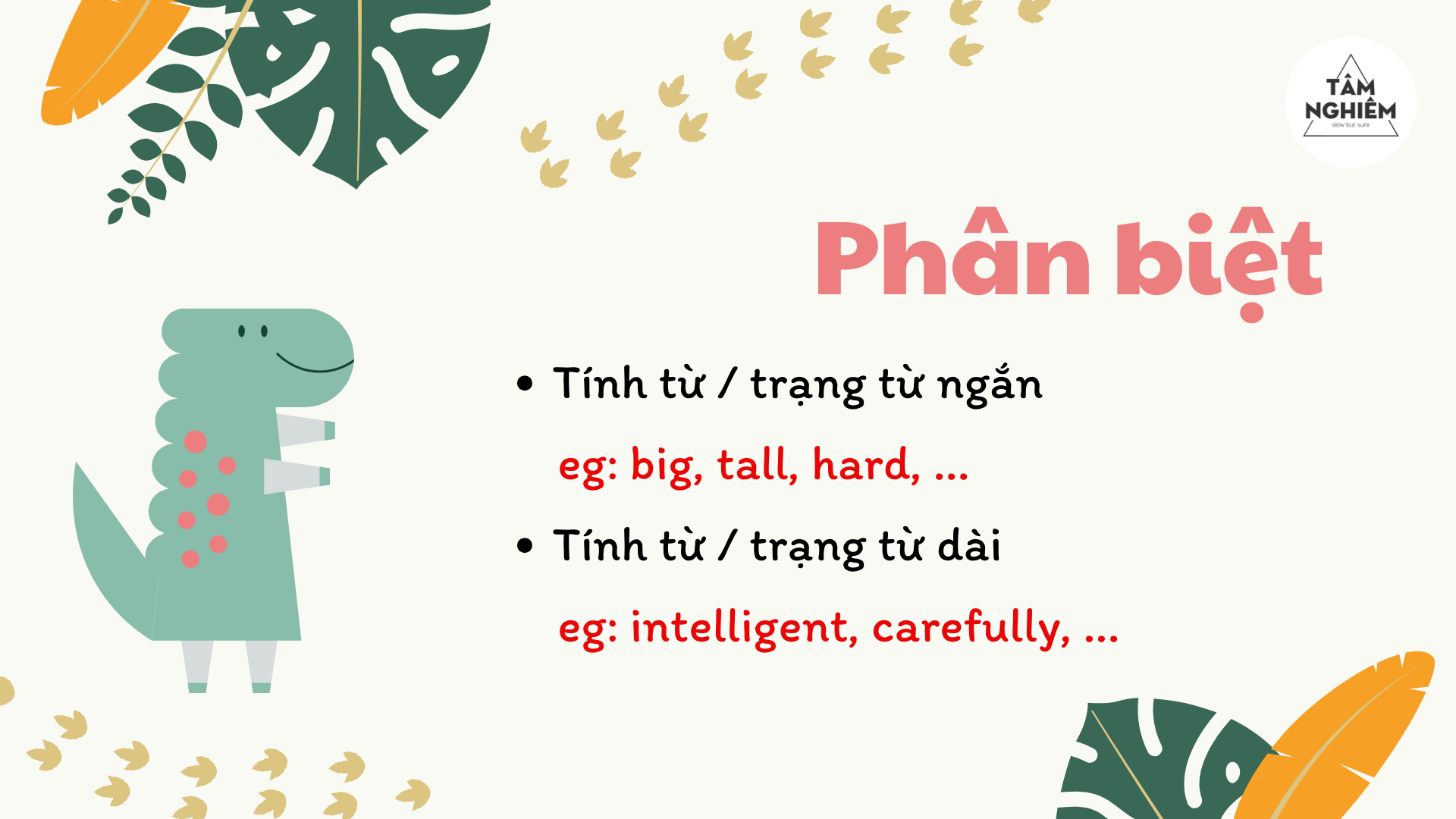 Thế nào là tính từ, trạng từ ngắn và tính từ, trạng từ dài?