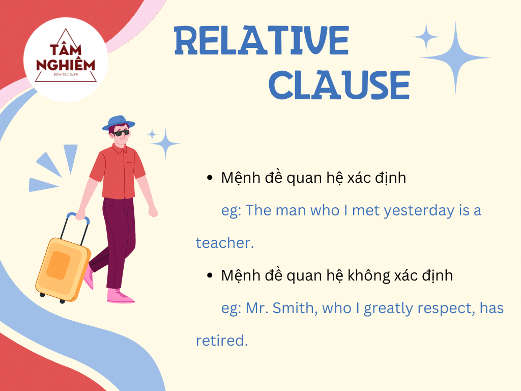 Phân loại mệnh đề quan hệ (relative clause) trong tiếng Anh