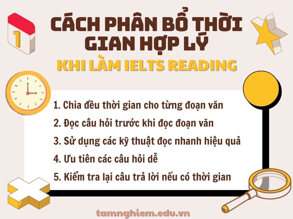 Cách phân bổ thời gian hợp lý