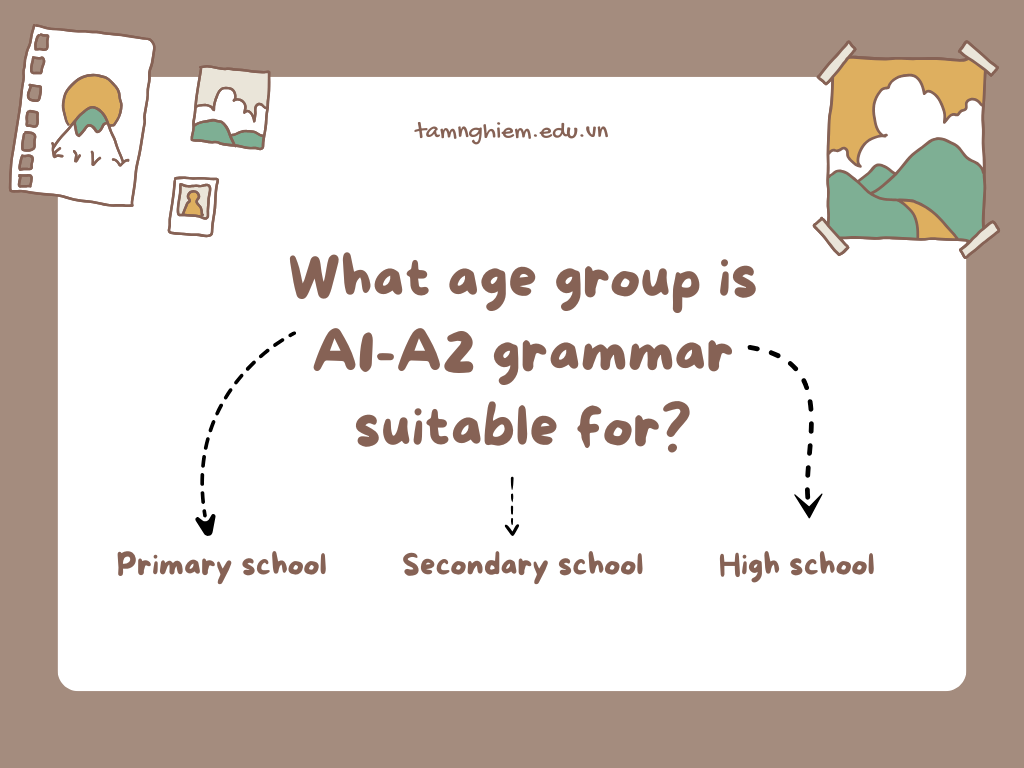 Độ tuổi phù hợp với Grammar A1 A2