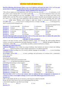 Hướng dẫn làm đề thi tốt nghiệp THPT Tiếng Anh số 13 1
